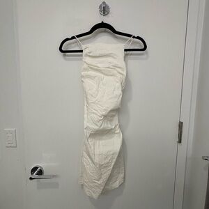 Zara Cream Backles Dress